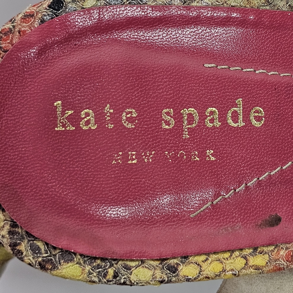 Kate Spade Remy Multicolor Snake Print Wedges - Picture 4 of 15